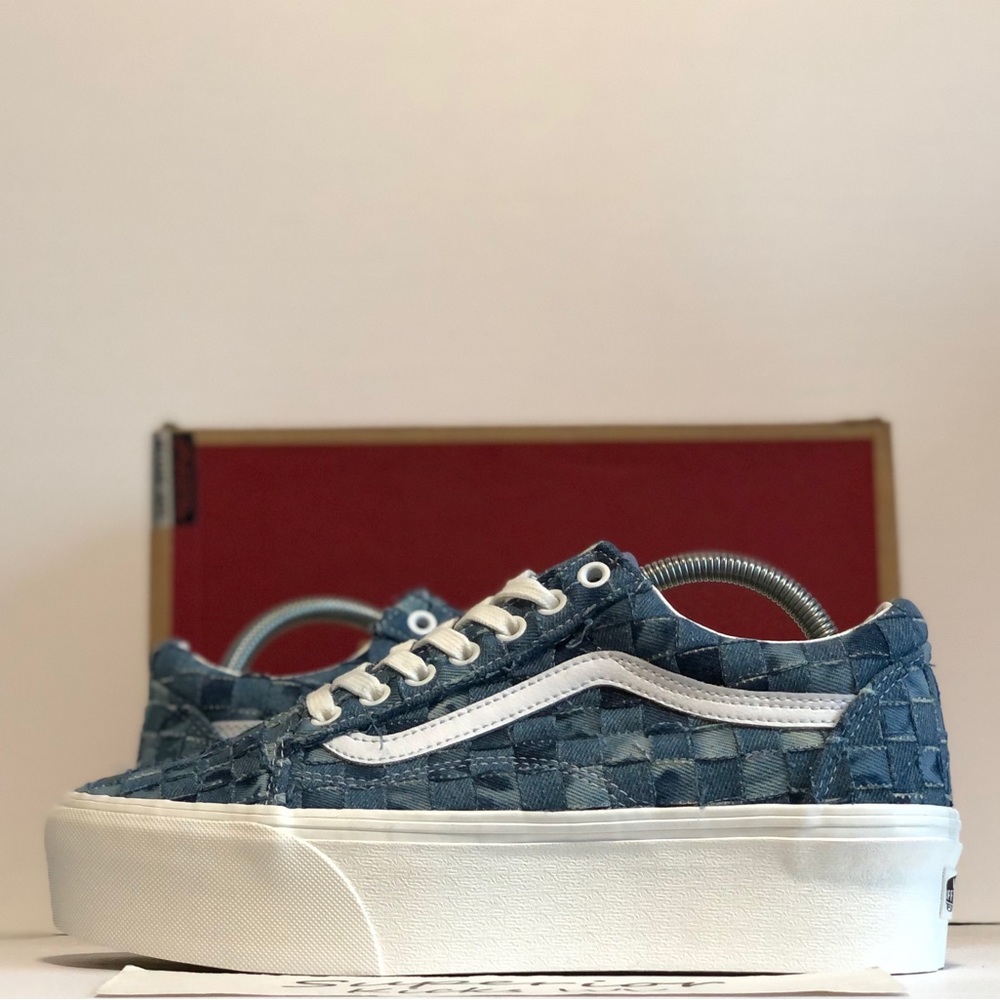 Vans Old Skool Stacked (Woven) “Denim/Multi”